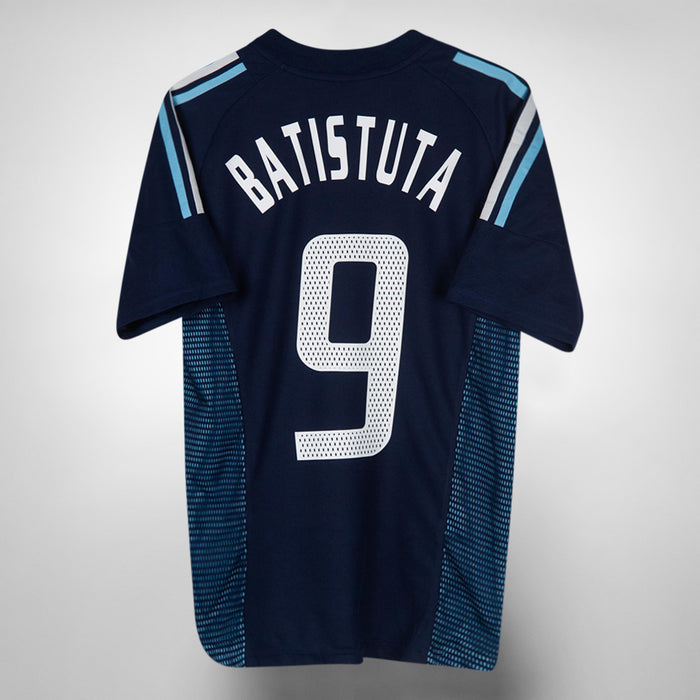 2002-2004 Argentina Adidas Away Shirt #9 Batistuta
