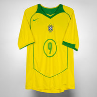 2004-2006 Brazil Nike Home Shirt #9 Ronaldo - Marketplace