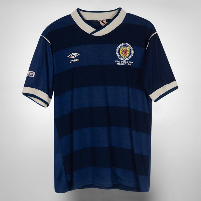 1986-1988 Scotland Umbro Home Shirt
