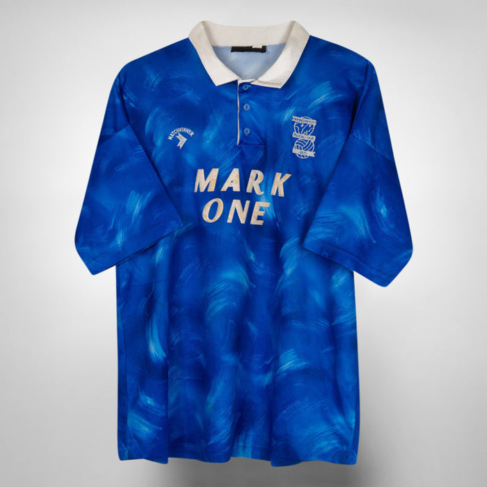 1990-1991 Birmingham City Matchwinner Home Shirt