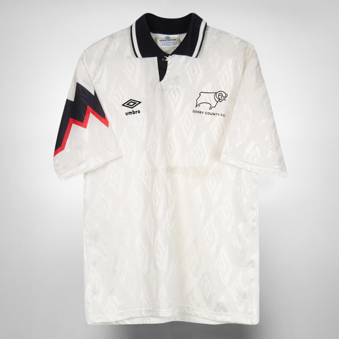 1991-1993 Derby County Umbro Home Shirt