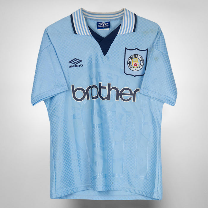 1995-1997 Manchester City Umbro Home Shirt