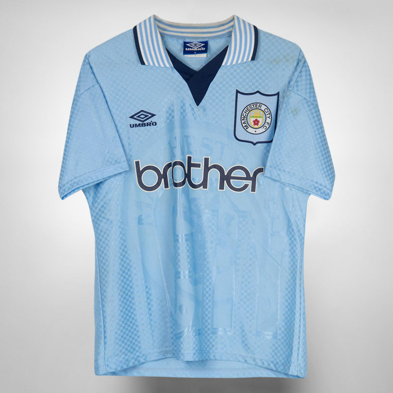 1995-1997 Manchester City Umbro Home Shirt