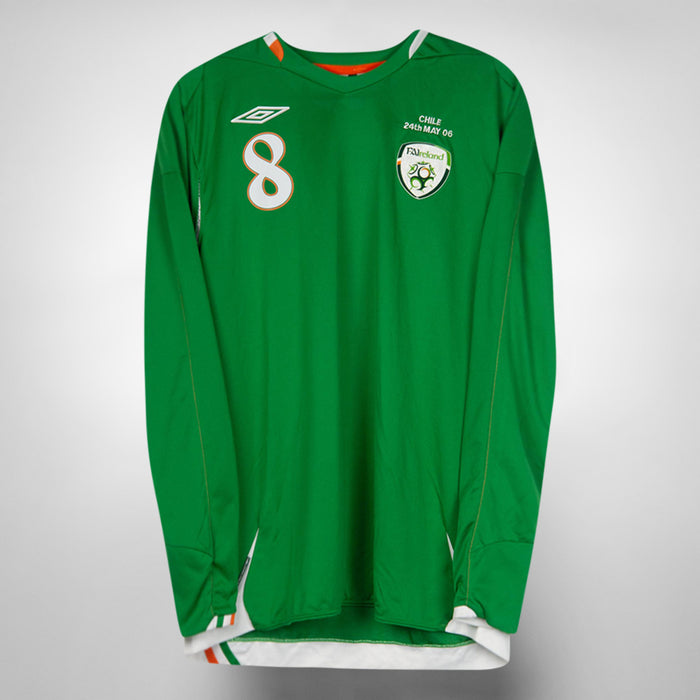 2006-2008 Ireland Umbro Player Spec Home Shirt #8 Steven Reid