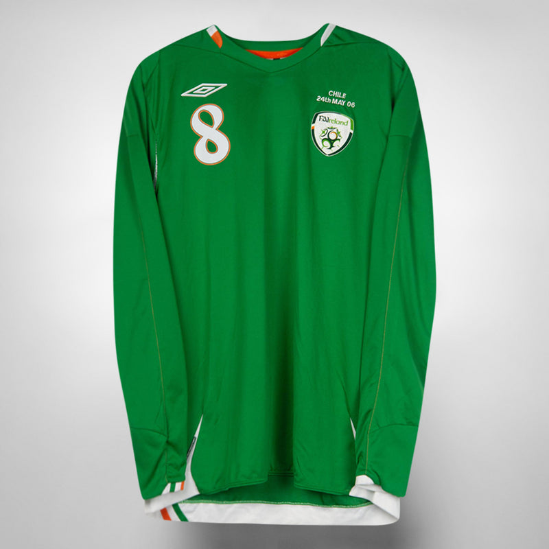 2006-2008 Ireland Umbro Player Spec Home Shirt #8 Steven Reid