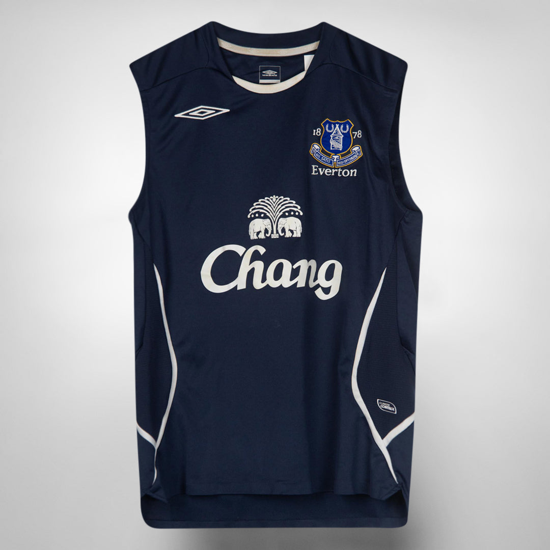 2007-2008 Everton Umbro Training Singlet
