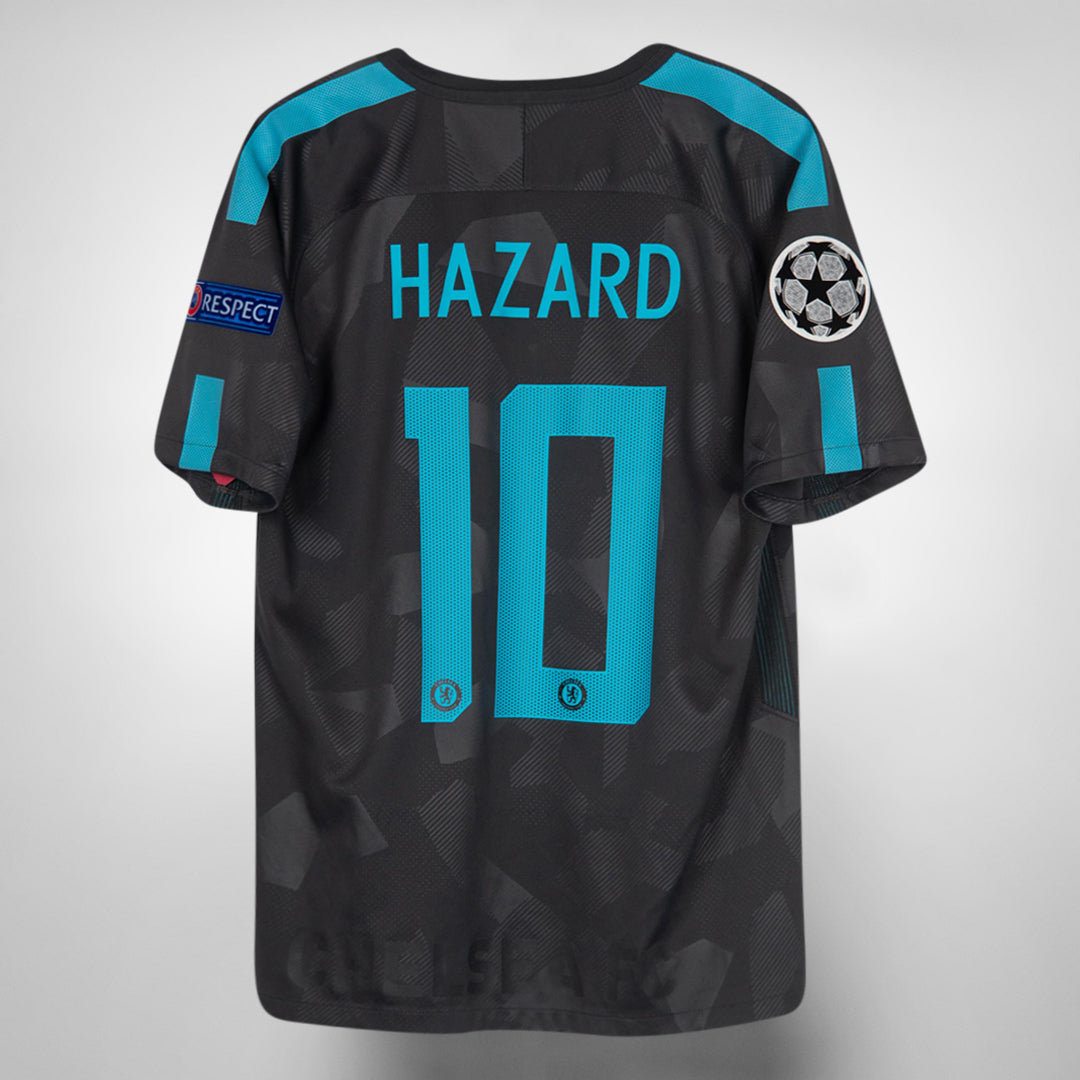 2017-2018 Chelsea Nike Third UCL Shirt #10 Eden Hazard