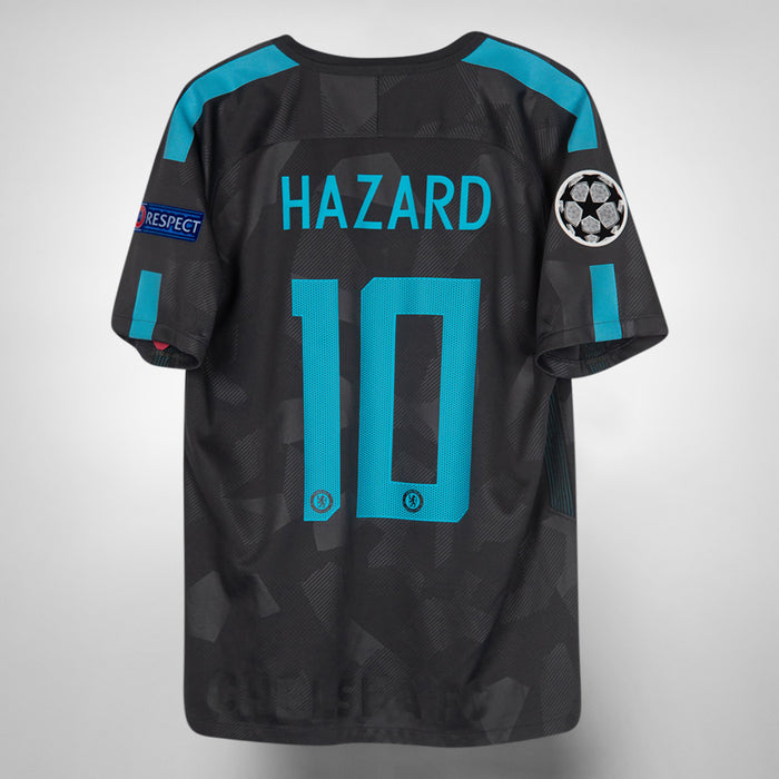 2017-2018 Chelsea Nike Third UCL Shirt #10 Eden Hazard