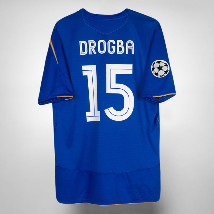 2005-2006 Chelsea Umbro Home Shirt #15 Didier Drogba