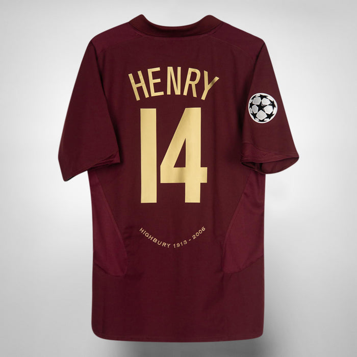 2005-2006 Arsenal Nike Home Shirt #14 Thierry Henry