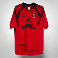 2001-2002 AC Milan Adidas Third Shirt #3 Paolo Maldini