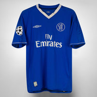 2003-2005 Chelsea Umbro UCL Home Shirt #15 Didier Drogba