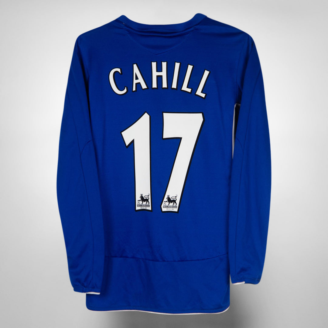 2005-2006 Everton Umbro Home Shirt #17 Tim Cahill