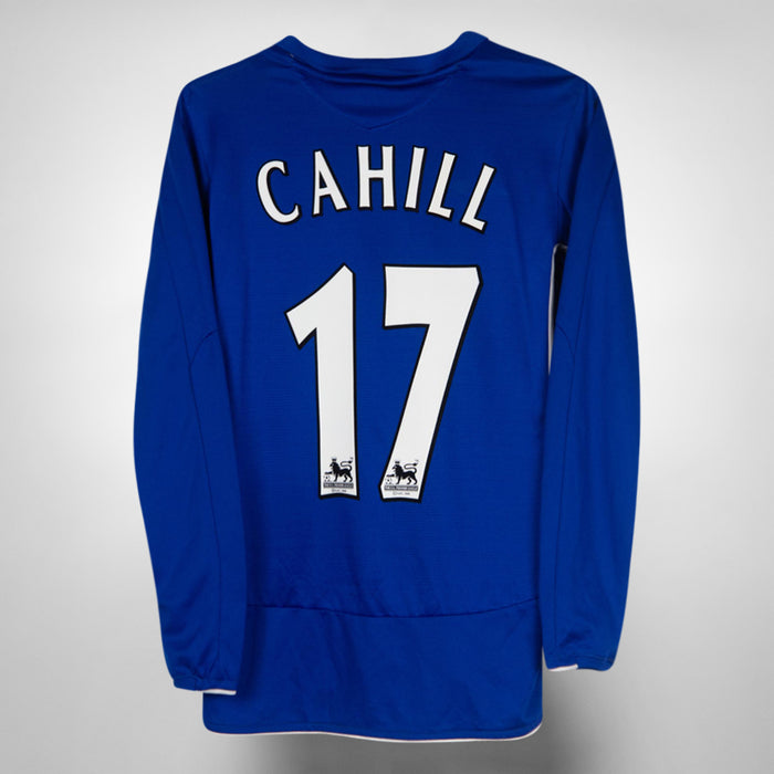 2005-2006 Everton Umbro Home Shirt #17 Tim Cahill