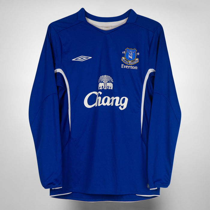 2005-2006 Everton Umbro Home Shirt #17 Tim Cahill