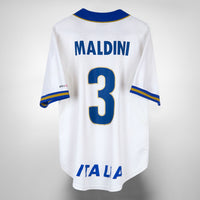 1996-1997 Italy Nike Away Shirt #3 Paolo Maldini