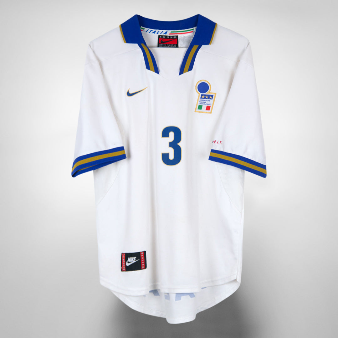 1996-1997 Italy Nike Away Shirt #3 Paolo Maldini