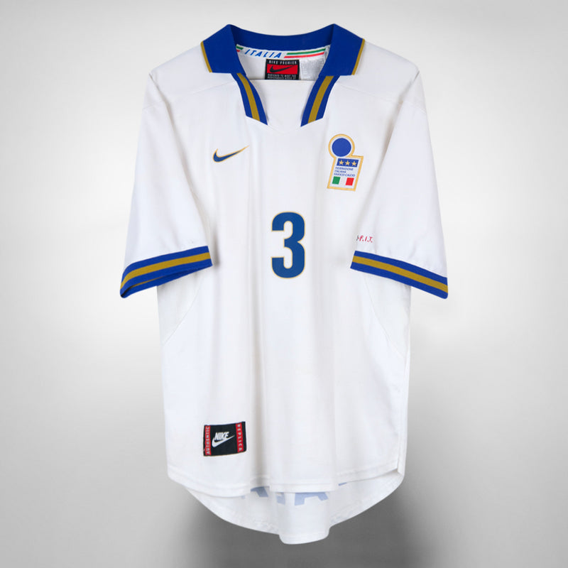 1996-1997 Italy Nike Away Shirt #3 Paolo Maldini