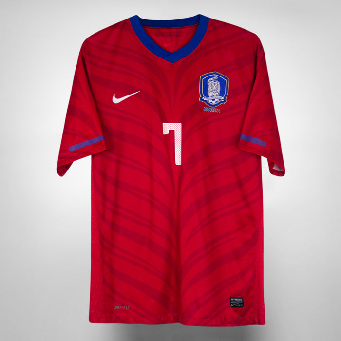 2010-2011 South Korea Nike Home Shirt #7 Jisung Park