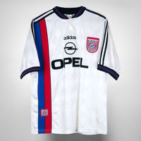 1995-1996 Bayern Munich Adidas Away Shirt #10 Lothar Matthäus