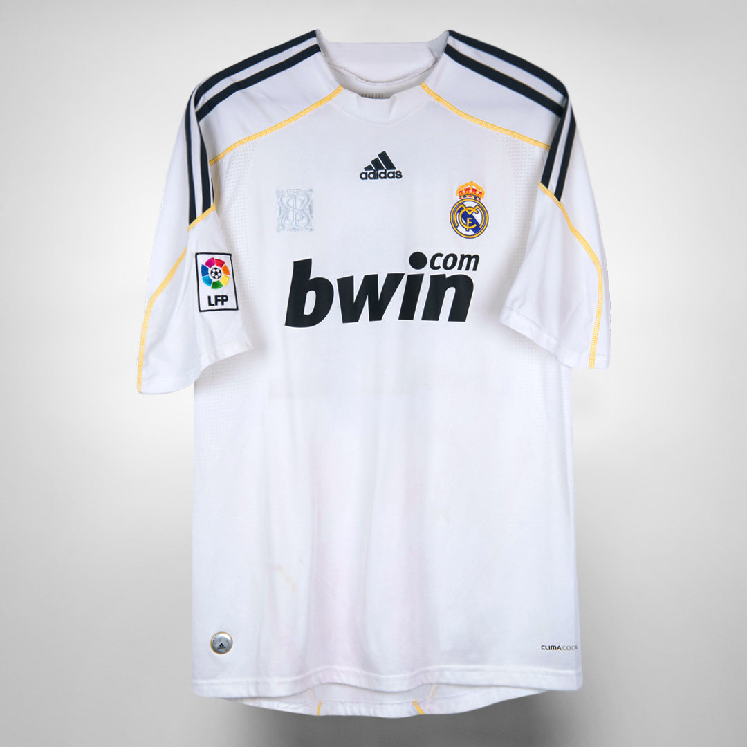 2009-2010 Real Madrid Adidas Home Shirt #9 Cristiano Ronaldo