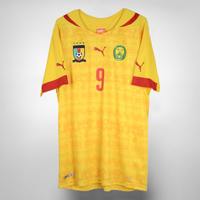 2014-2015 Cameroon Puma Away Shirt #9 Samuel Etoo