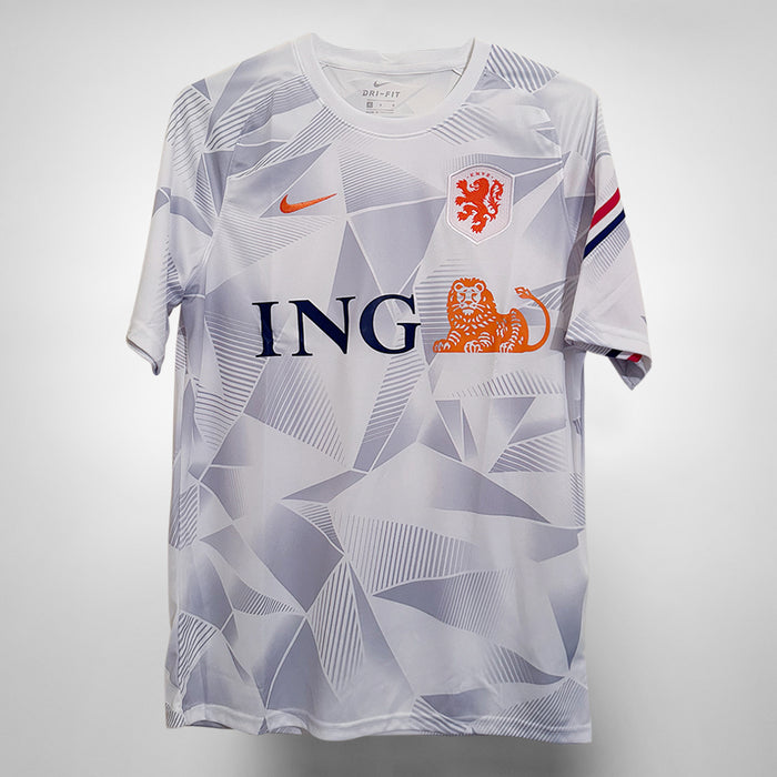 2020-2021 Netherlands Nike Pre Match Shirt - Marketplace