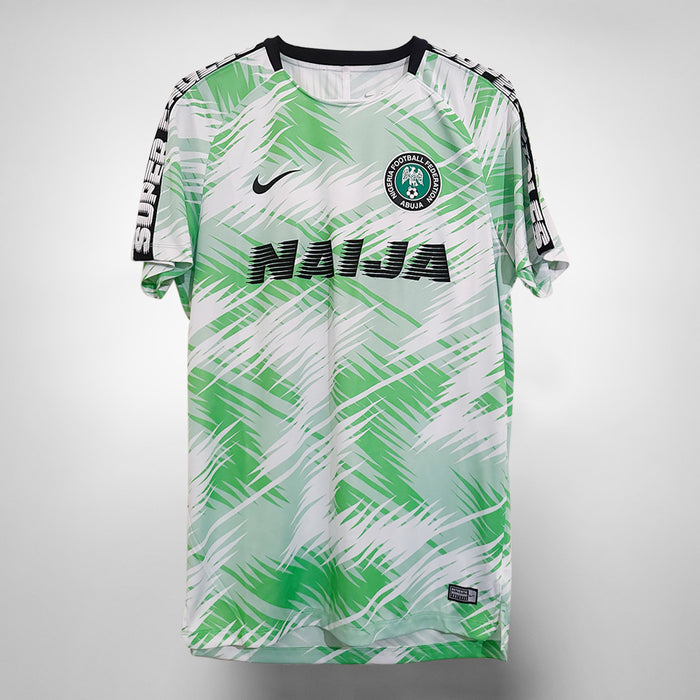 2018-2019 Nigeria Nike Pre Match Shirt  - Marketplace