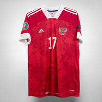 2020-2021 Russia Adidas Home Shirt #17 Aleksandr Golovin  - Marketplace