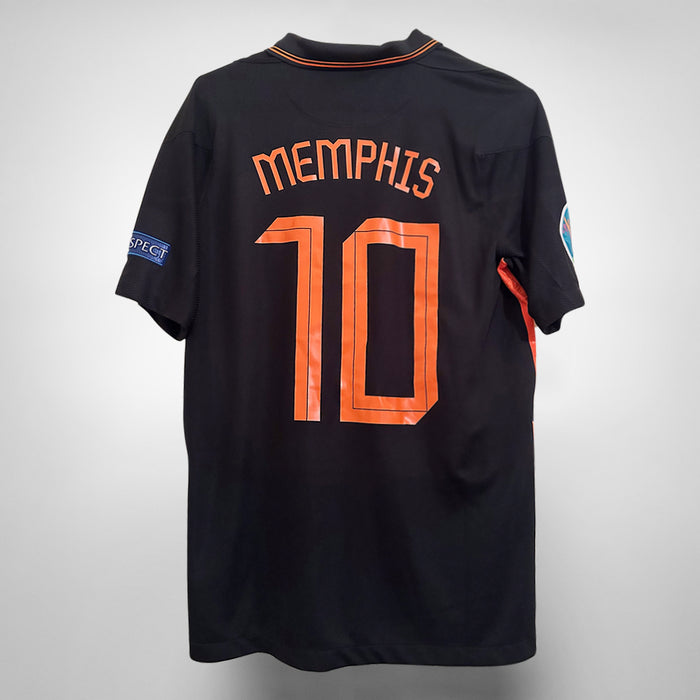 2020-2021 Netherlands Nike Away Shirt #10 Memphis Depay  - Marketplace