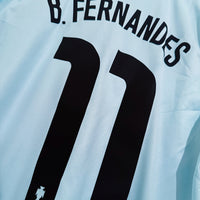 2020-2021 Portugal Nike Away Shirt #11 Bruno Fernandes  - Marketplace