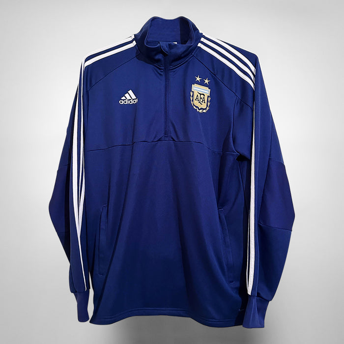 2018-2019 Argentina Adidas Quarter Zip Jumper  - Marketplace