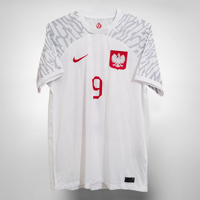2022-2023 Poland Nike Home Shirt #9 Robert Lewandowski  - Marketplace