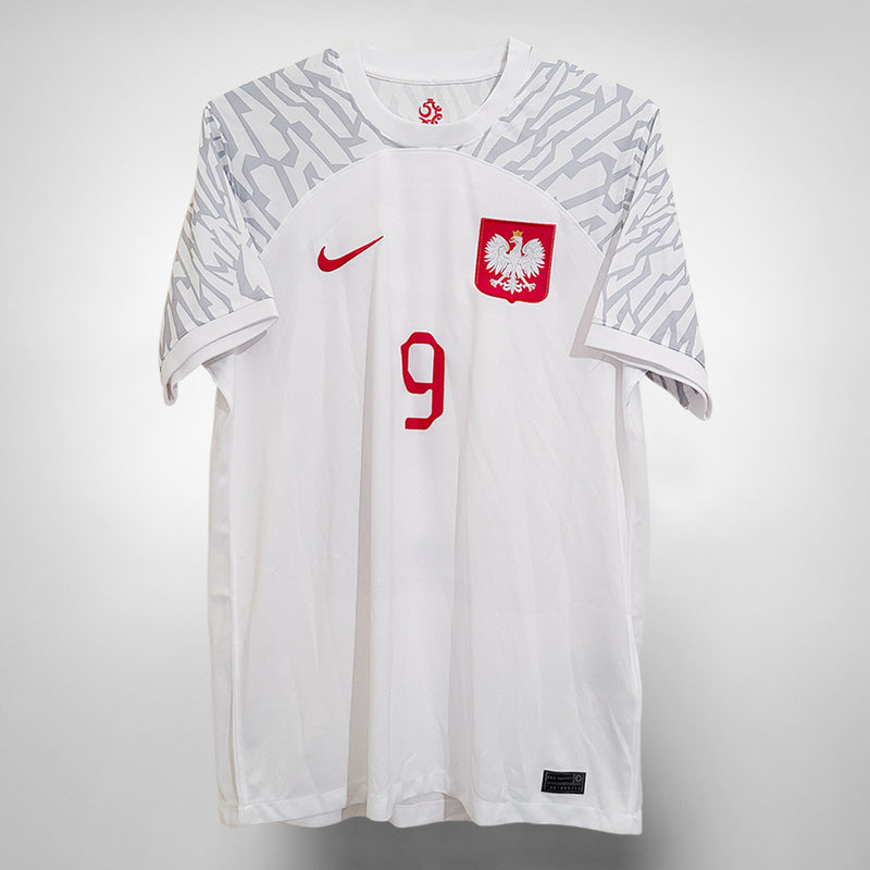 2022-2023 Poland Nike Home Shirt #9 Robert Lewandowski  - Marketplace