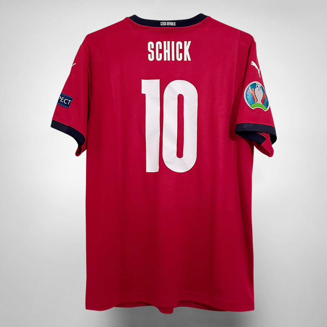 2020-2021 Czech Republic Puma Home Shirt #10 Patrik Schick  - Marketplace