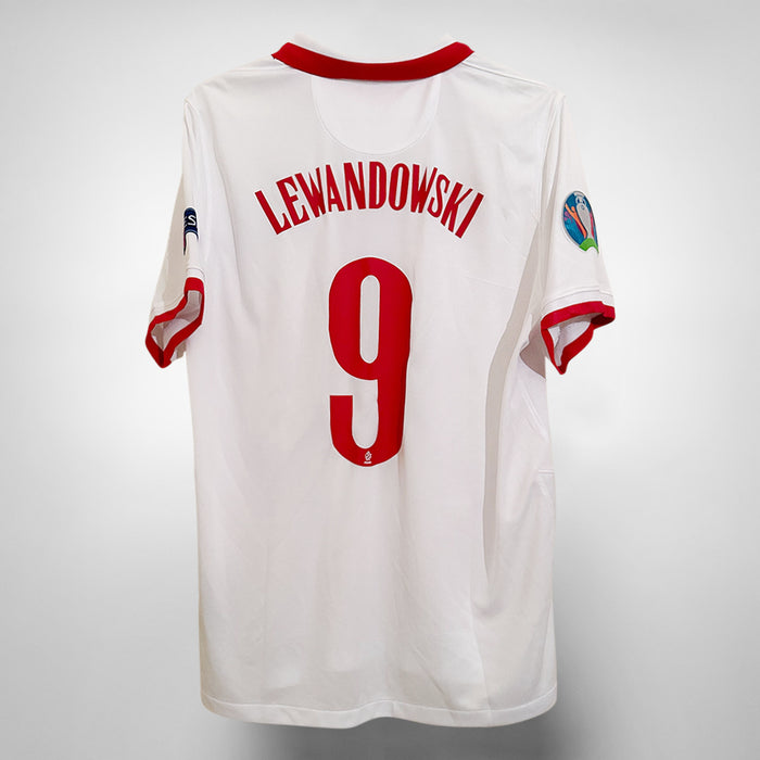 2020-2021 Poland Nike Home Shirt #9 Robert Lewandowski  - Marketplace