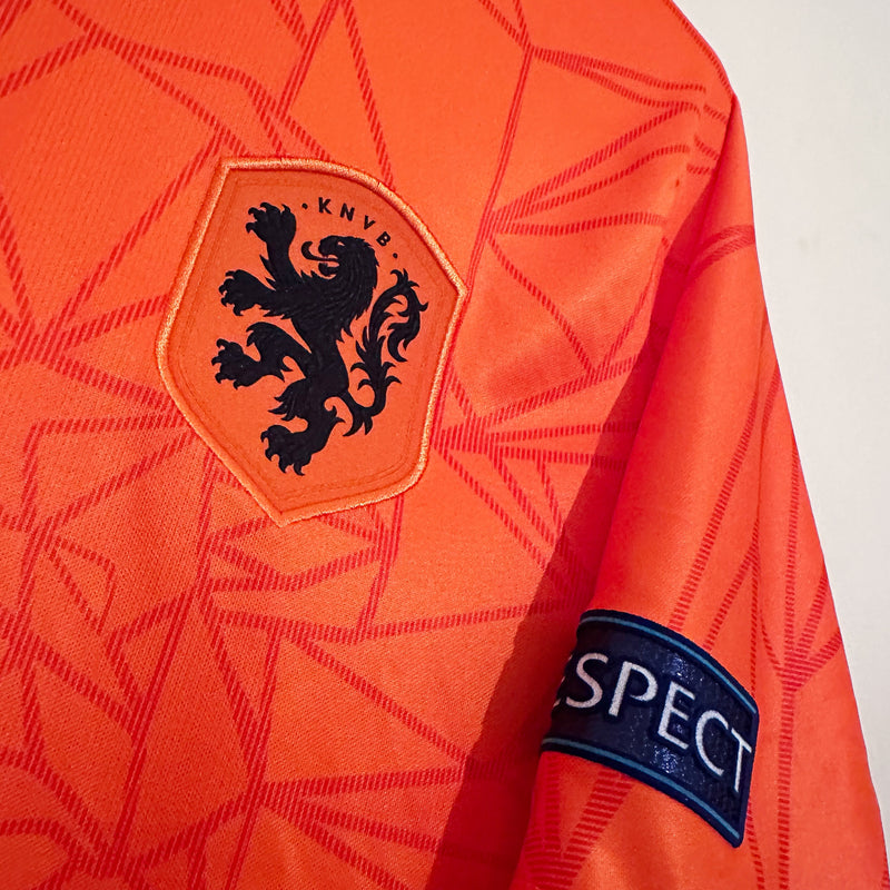 2020-2021 Netherlands Nike Home Shirt #21 Frenkie De Jong  - Marketplace