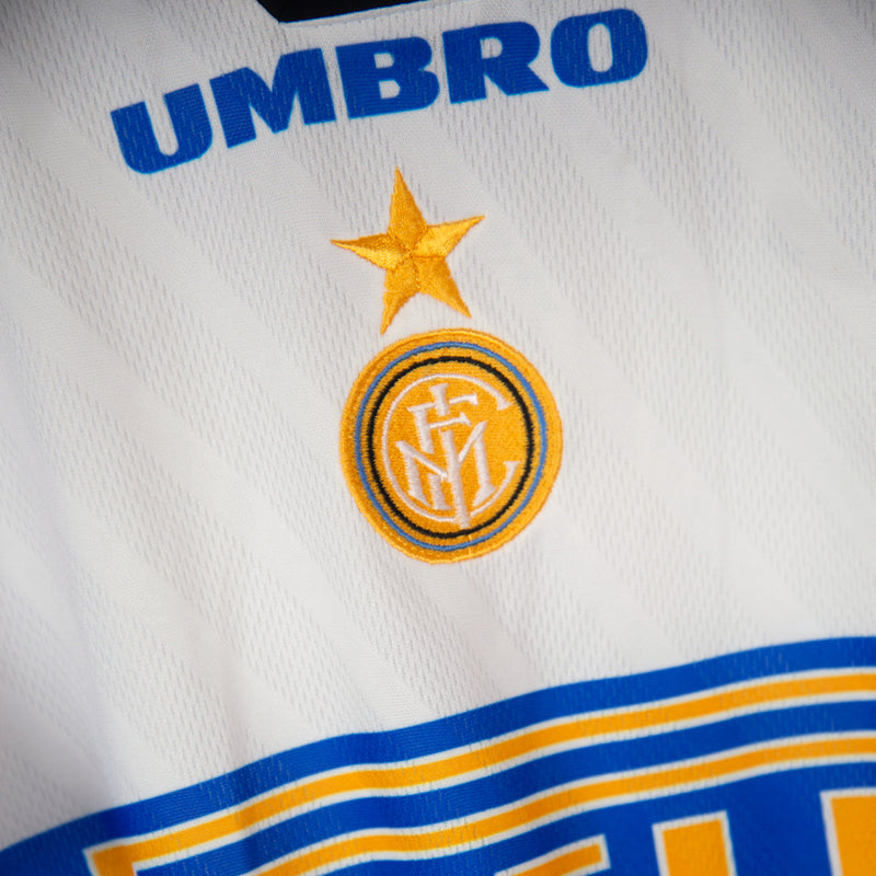 1996-1997 Inter Milan Umbro Away Shirt #4 Javier Zanetti