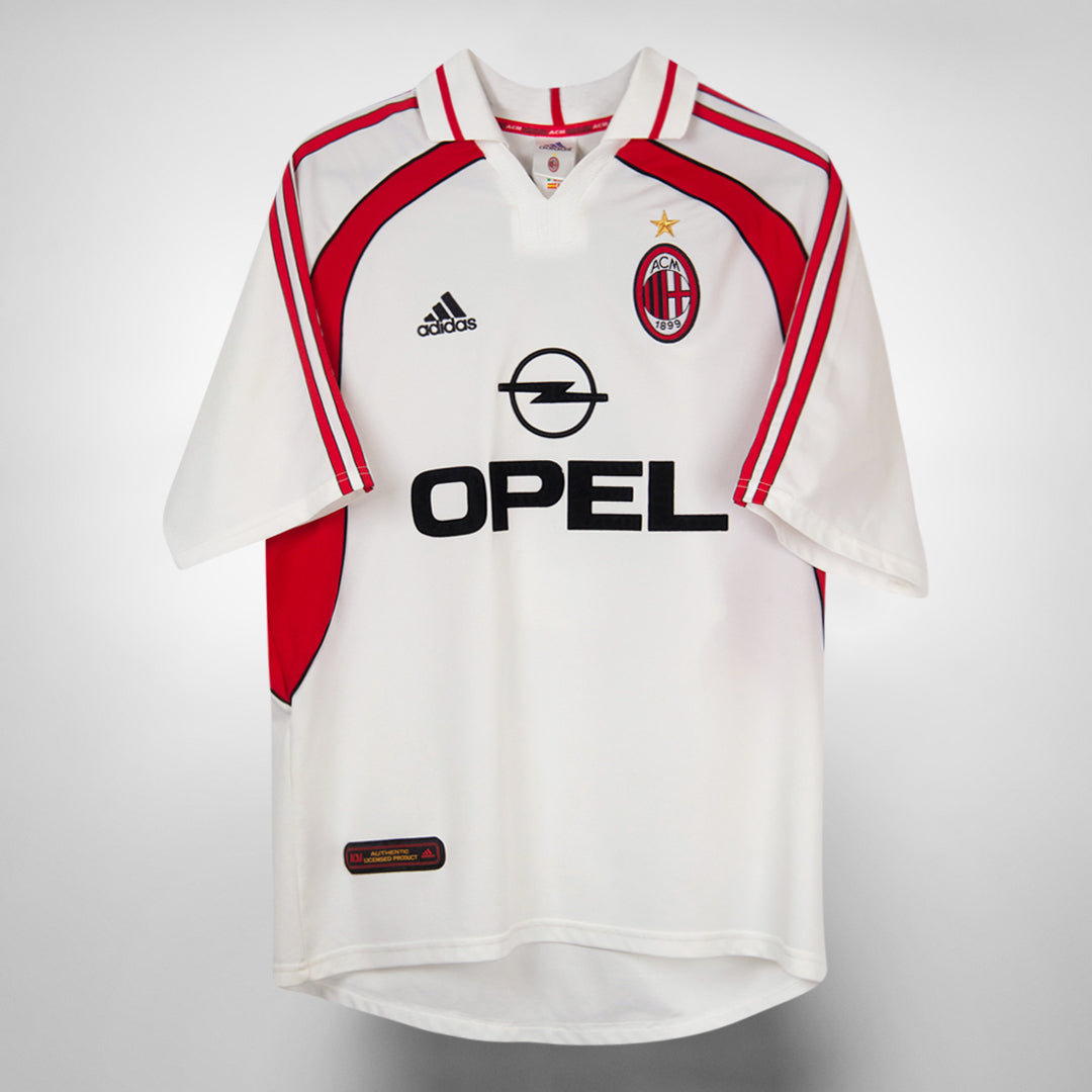 2001-2002 AC Milan Adidas Away Shirt #3 Paolo Maldini
