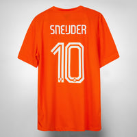 2014-2015 Netherlands Nike Home Shirt #10 Wesley Sneijder