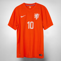 2014-2015 Netherlands Nike Home Shirt #10 Wesley Sneijder