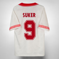1994-1995 Sevilla Umbro Home Shirt #9 Davor Suker