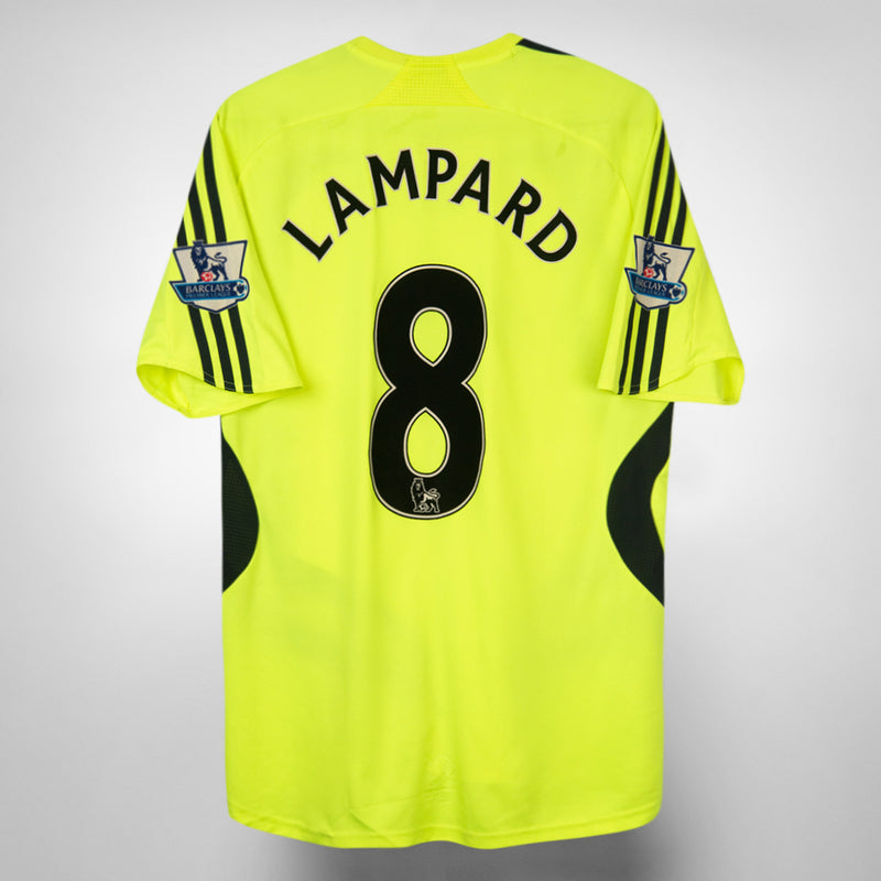 2007-2008 Chelsea Adidas Away Shirt #8 Frank Lampard