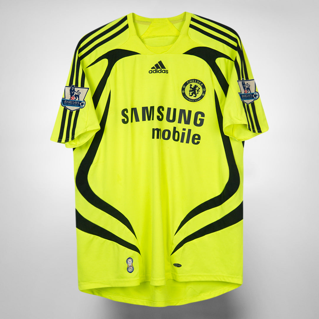 2007-2008 Chelsea Adidas Away Shirt #8 Frank Lampard