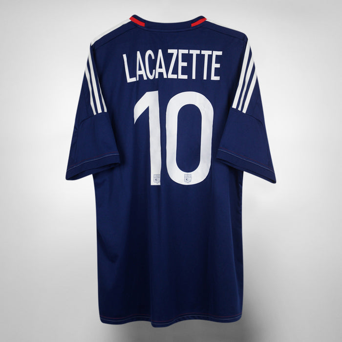 2013-2014 Olympique Lyonnais Lyon Adidas Third Shirt #10 Alexandre Lacazette - Marketplace