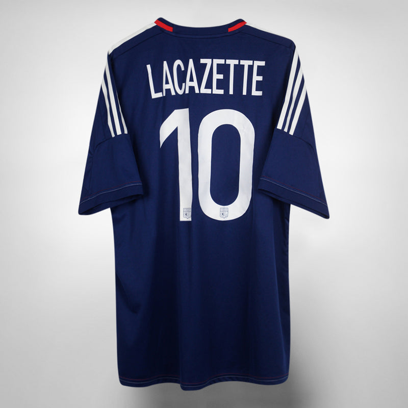 2013-2014 Olympique Lyonnais Lyon Adidas Third Shirt #10 Alexandre Lacazette - Marketplace