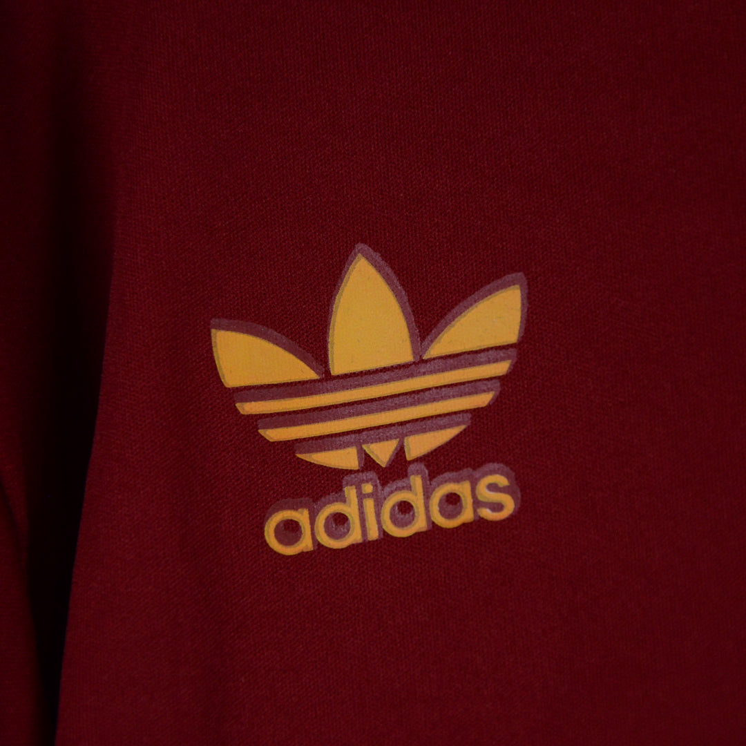 1991-1992 AS Roma Adidas Long Sleeve Home Shirt - Marketplace
