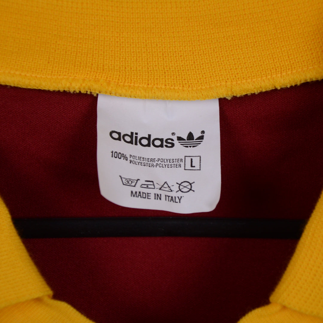 1991-1992 AS Roma Adidas Long Sleeve Home Shirt - Marketplace
