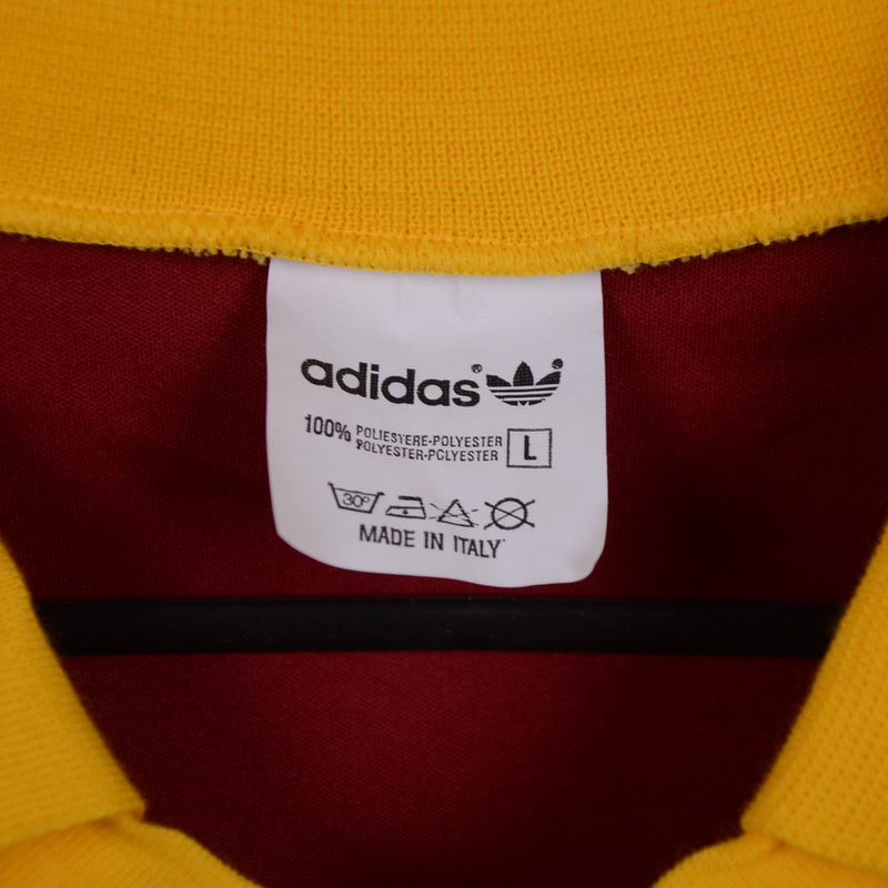 1991-1992 AS Roma Adidas Long Sleeve Home Shirt - Marketplace