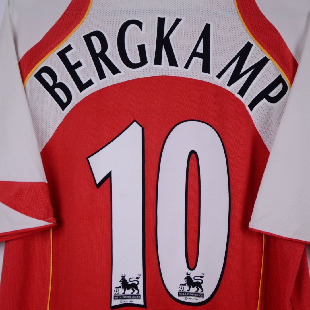 2004-2005 Arsenal Nike Home Shirt #10 Dennis Bergkamp - Marketplace